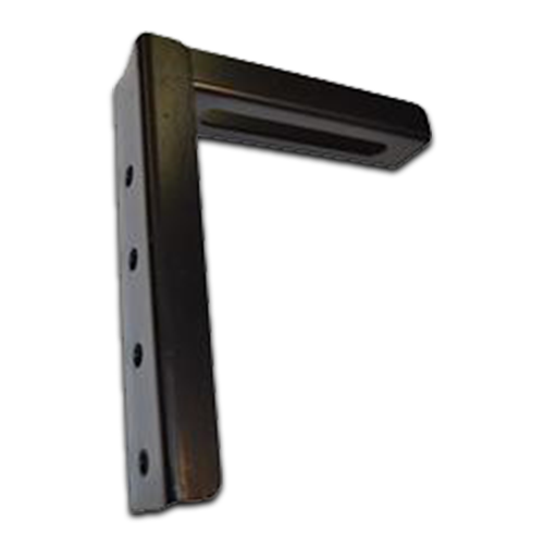 Heavy Duty Roller Bracket 225x190mm in Black