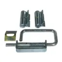 Heavy Duty Spring Loaded slam latch/slam catch Lock with 14mm Weld on hinges