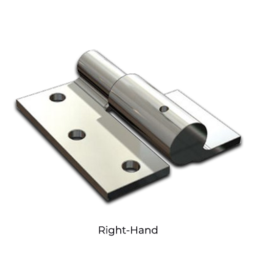 Heavy Duty Swing Gate Hinge Weld to Screw Prison Hinge 19mm RH- pair- Zinc