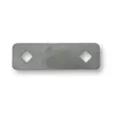Round Tube Hinge Strap Back Plate - 138x40x5mm, To Suit 32NB - Single