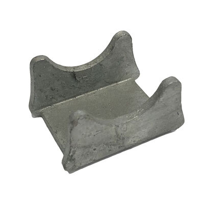 Hot Dip Galvanised Strap hinge Attachment for tube 20NB- A Cover part only