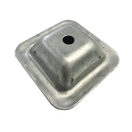 [SE882] Industrial Steel Pallet Feet -130x130x2.5mm SQ, Galvanised Finish