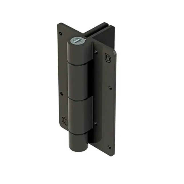 D&D Kwikfit Self Closing Hinges - 20kg, Black, Two Legs - Pair