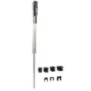 Locinox SUBY Aluminium Internal Drop Bolt 120mm - Silver Colour