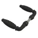 Locinox Insert Mortice Lock Handle - 3006FA - Plastic in Matt Black - Pair