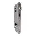 Locinox SIXTYLOCK Euro Insert Mortice Lock - 65x65 Frame, 40mm Backset, Silver - For Swing Gates