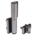 Locinox Tiger Hydraulic Swing Gate Closer and Compact hinge all in One, 75kg, Up To 1100mm - Silver, 75kg, Up To 1100mm - Set