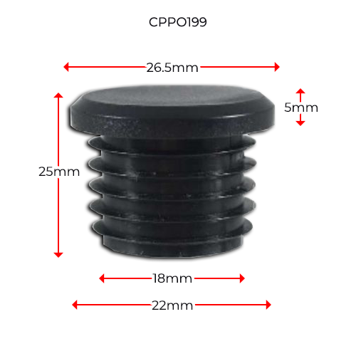 Long Neck Plastic Round Cap 20NB 