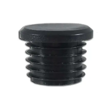 [CPPO199] Long Neck Plastic Round Cap 20NB or 26.9mm Black