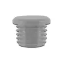 Long Neck Plastic Round Cap 40NB or 48.3mm Grey
