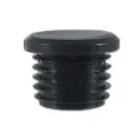 Long Neck Plastic Round Cap 50NB or 60mm Black