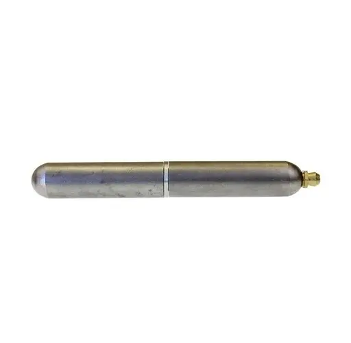 [HGHW183] Aluminium Weld-On Bullet Hinge - 120mm Length, 2mm Brass Washer with grease nipple- Single