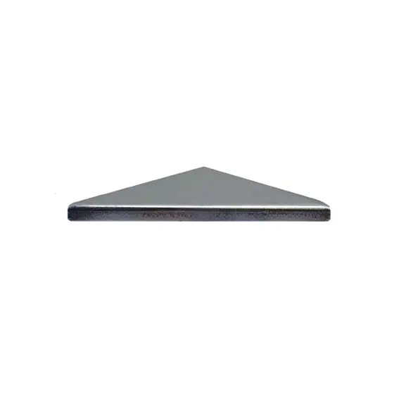 [CPSQ694] Low Profile Steel Galvabond End Cap 150x150mm Pyramid Top