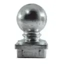 Aluminium Post Ball Cap for 75x75 mm Tube