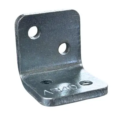 Angle Bracket 40x40mm 4.5mm Thickness Zinc 4 holes