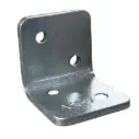 Angle Bracket 50x50mm 5mm Thickness Zinc 4 Holes