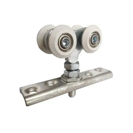 [WH624] Nylon Overhead/Hanging Sliding Gate Carriage, 4 Wheel - Type A, up to 450kg