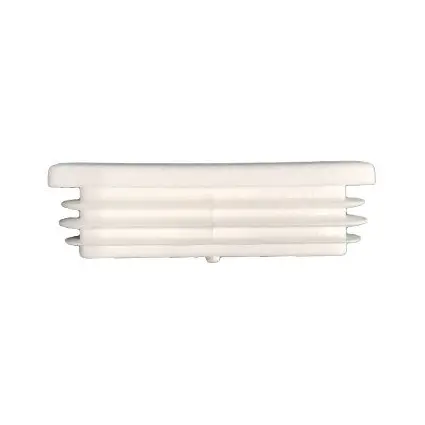 [CPPR537] Plastic Rectangular Cap 150x50mm (2-4mm) White