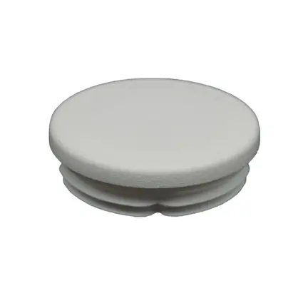 [CPPO197] Plastic Round Tube insert End Cap for Tube 48.4mm OD(1.2-3.6mmwall) in White