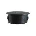 Black Plastic Insert Hole Plug/End Caps for 13mm Round Tube