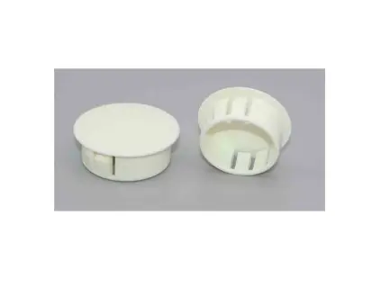 [CPHP044] Plastic insert hole plug/End cap for hole size 14mm White