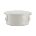 Plastic insert hole plug/End cap tube insert for hole size 16mm White