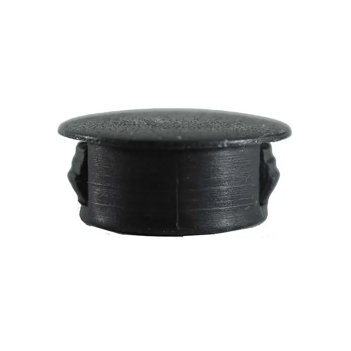 [CPHP165] Plastic insert hole plug/End cap tube insert for hole size 25mm Black