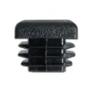 Plastic square cap 20x20mm (0.8-3mm wall thickness)