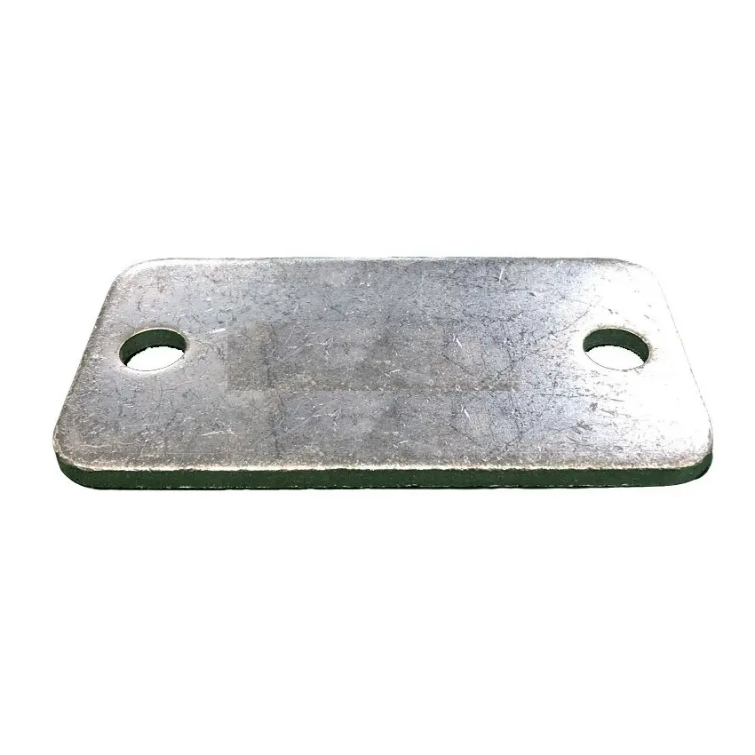 [SE800] Rectangular Steel Base Plate, 160x80x5mm, 2 Holes