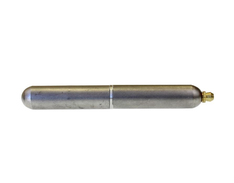 [HGHW192] Stainless Steel Weld-On Bullet Hinge - 100mm Length, 16mm Washer, 316 Marine Grade, Grease Nipple - Single