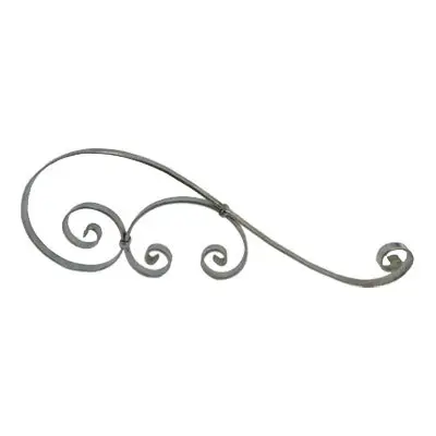 [MT244] S-Scroll 750x240x20x6mm- Zinc Plated