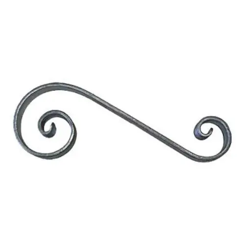 [MT208] Single Scroll  270x100x60x12x6mm - Zinc Plated