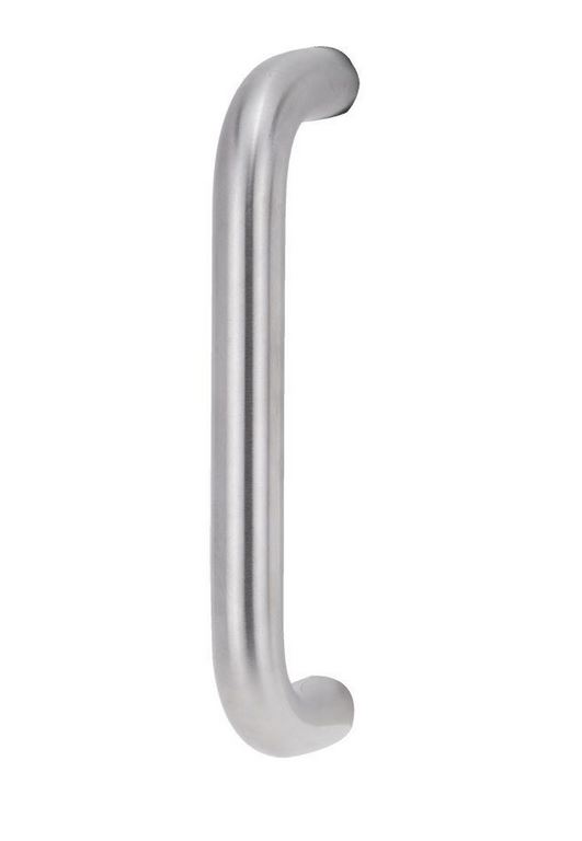 Gate Handle - Pull Handle Only - Stainless Steel in Satin Chrome Silver (1 x P2SS)