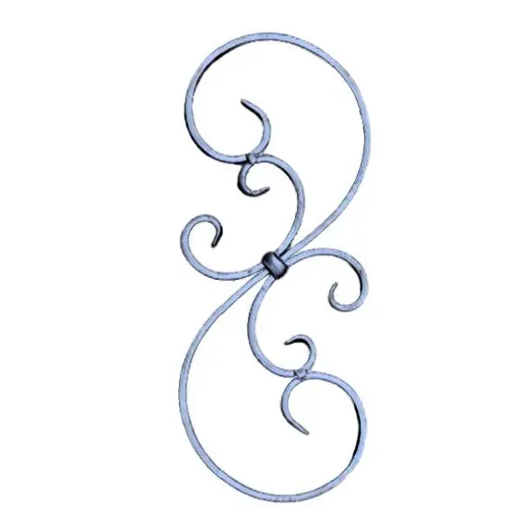 [MT260] S Scroll  395x160x20x6mm- Zinc Plated