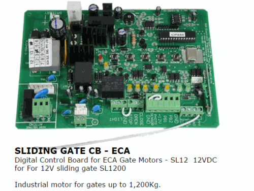 Sliding Gate Control board SL12 ECA