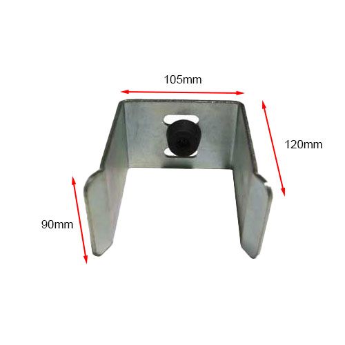 Sliding Gate Holder 100mm with Rubber