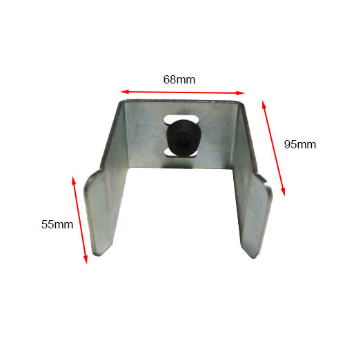 Sliding Gate Holder Bracket 65mm with Rubber