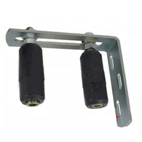 Sliding Gate Top Guide Holder 200x162mm with 2 rollers 100x40mm