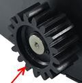 Sliding gate motor pinion steel gear - Letron