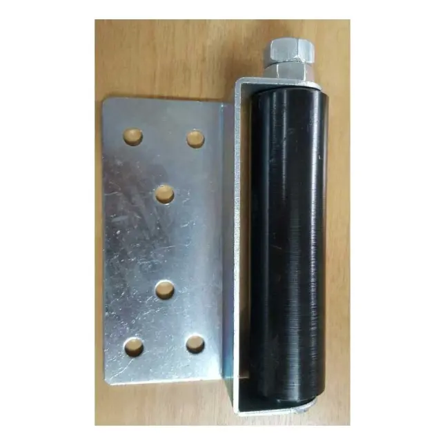 [WH194] Sliding Gate Side Roller Bracket - 150x40mm Black Roller, Silver Holding Bracket