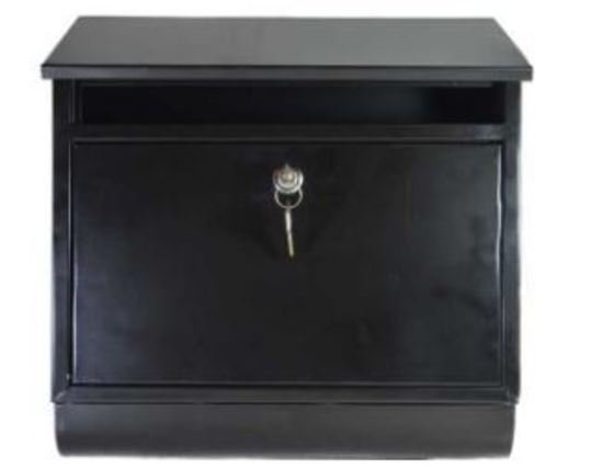 Slim Letter box Black