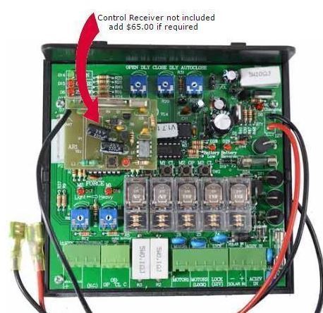 Solar  Swing Gate Control Board and  3 remotes