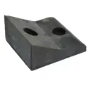 Solid Rubber Gate Stop 45mm High