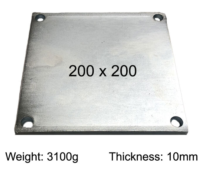 Square Base Plate 200x200x10mm