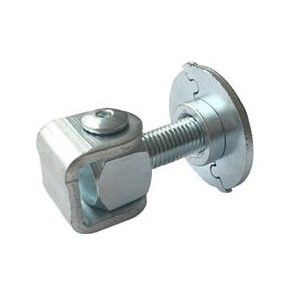 Stainless Steel Swing Gate Adjustable Hinge 20mm pin with Rotating thread length 50mm - pair