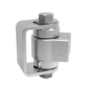 D&D Steel BadAss Hinge - Zinc Finish, Up To 450kg - Single