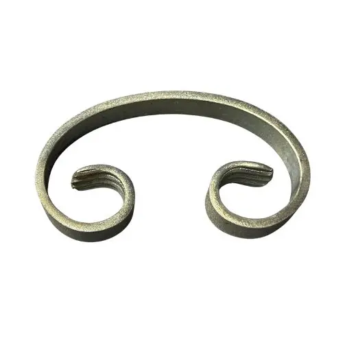 [MT115] Steel C - Scroll 130mmx75mmx12mmx6mm - Zinc Plated