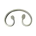 Steel C Scrolls 110x 70 x 8 mm with notched Zinc Plated
