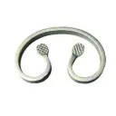 Steel C Scrolls 120mm x78mm x 12mm x 6 mm - Zinc Plated
