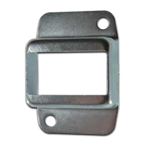 Steel Fence Rail Bracket for tube size 25x50 mm Double lugs 2 holes